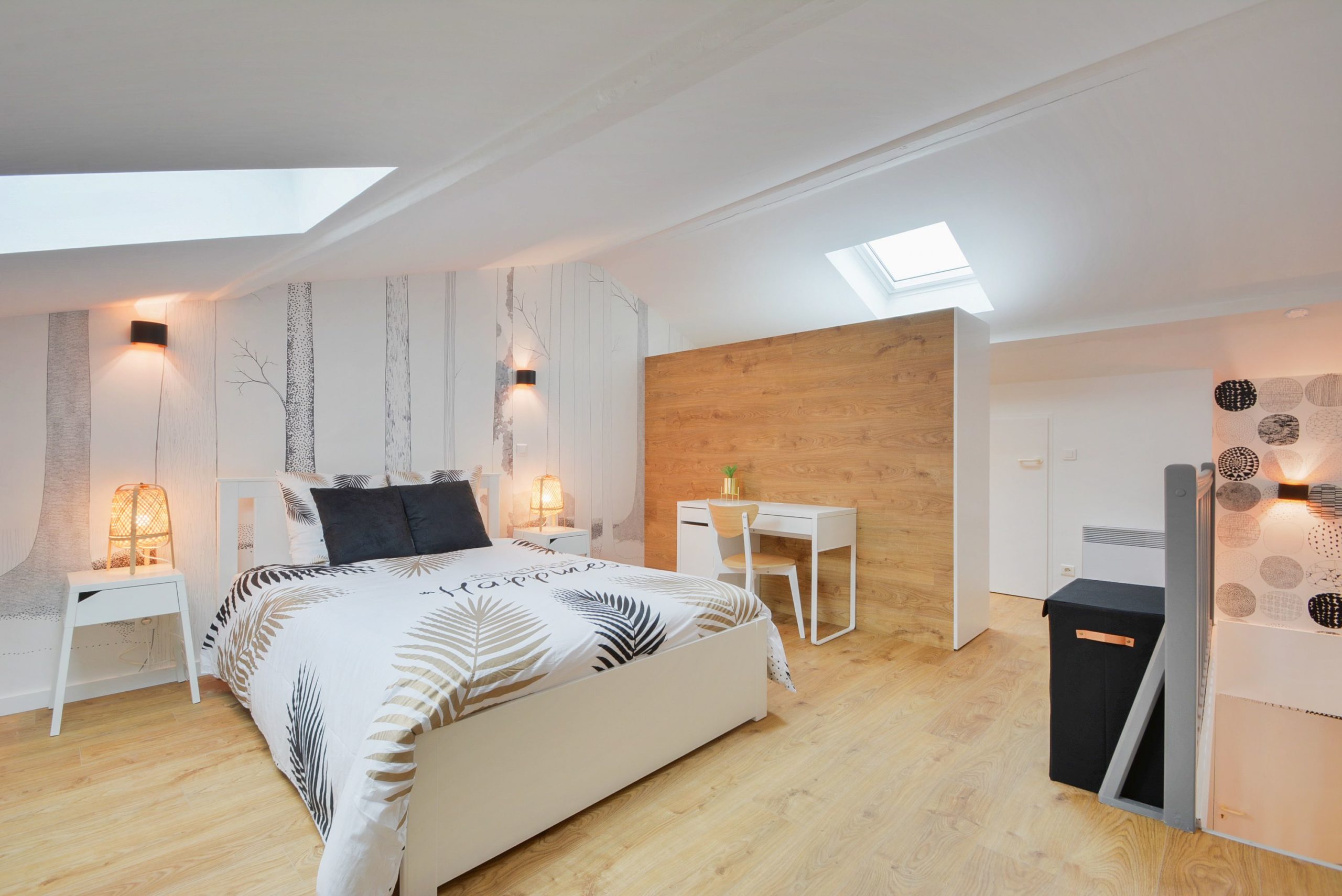 Cosy-Office Vue chambre d'un appartement